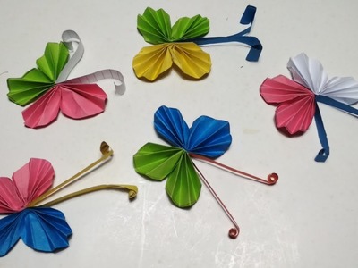 DIY & Craft: কাগজের মারাত্মক সব প্রজাপতি। very beautiful and very easy butterfly by paper origami