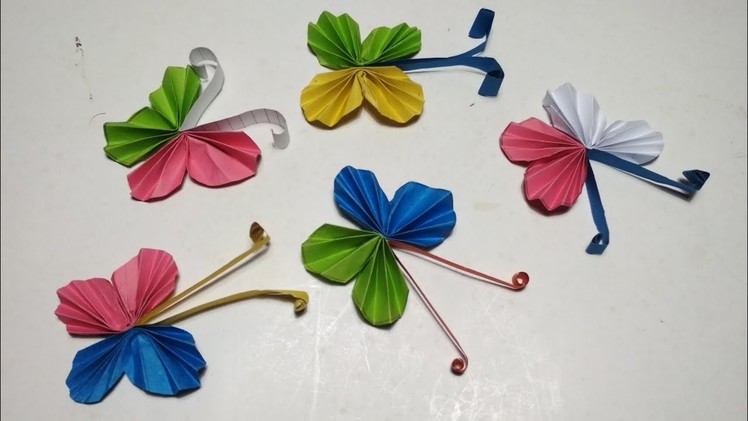 DIY & Craft: কাগজের মারাত্মক সব প্রজাপতি। very beautiful and very easy butterfly by paper origami