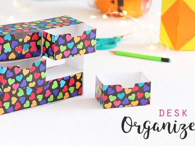 DIY Desk Organizer | Back to school | Desk Decor