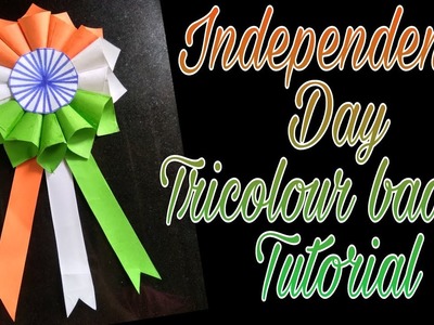 DIY Independence day craft ideas | Tricolour badge | 15th august craft for kids