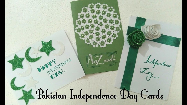 DIY Pakistan Independence Day Cards 2018 |Art, Craft and Health
