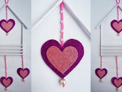 DIY: Wall Hanging Idea!!! How to Make Beautiful Paper Wall Hanging With Colour Paper!!!