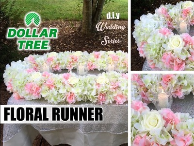 Dollar Tree Oval Floral Runner - Wedding Series