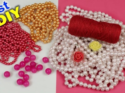 Door Hanging Toran Making Using Pearls || DIY Designer Toran Making At Home || Home Decoration Ideas