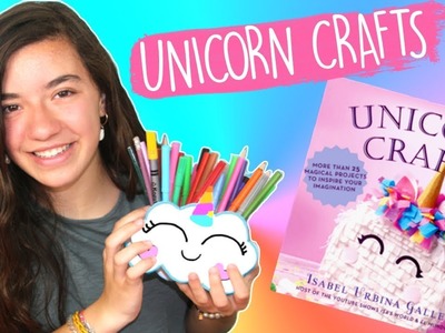 Easy DIY Unicorn Pencil Holder Organizer. Craft Tutorial