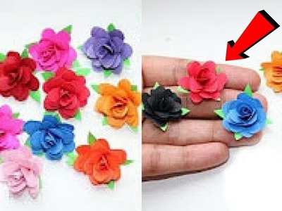 Easy Paper Flower Craft | Paper Rose Flower | DIY Paper Crafts Ideas