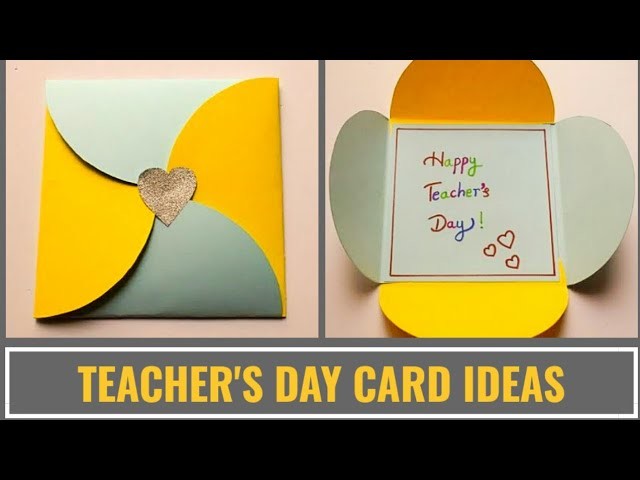 Easy Teacher's Day Card Making Idea | DIY Teachers Day Cards #Teachersdaycard | DIY Gift Envelope