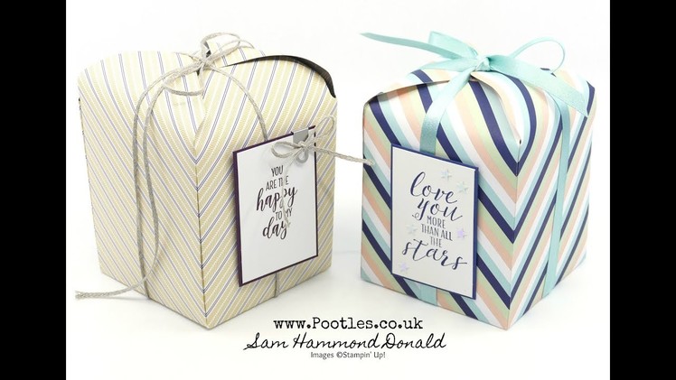 Extra Large Envelope Punch Board Box using Country Lane and Twinkle Twinkle!