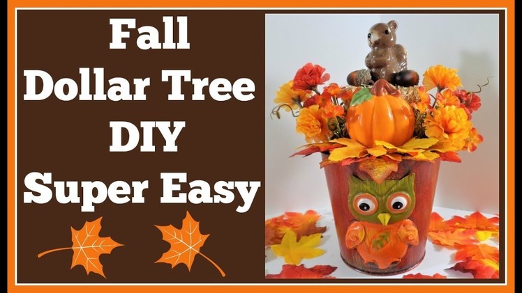Fall Dollar Tree DIY ???? Super Easy