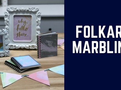 FolkArt Acrylic Marbling