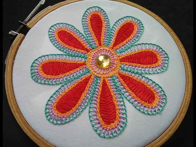 Hand Embroidery - Wine Stitch