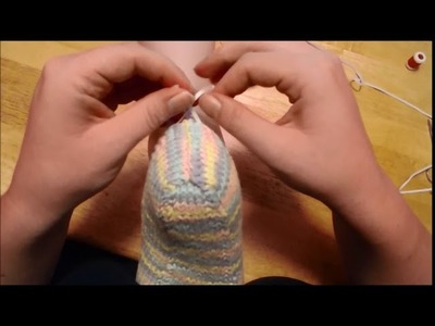 How to Add Elastic to the Edge or Cuff of a Sock