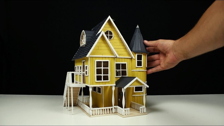 How to build a POPSICLE STICK HOUSE!!