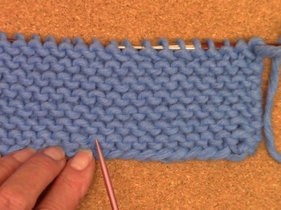 How to Count Garter Stitch Rows