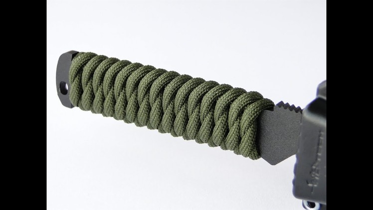 How to Make a Paracord "Knife" Handle Wrap-Simple West Country Whipping Knot-CbyS