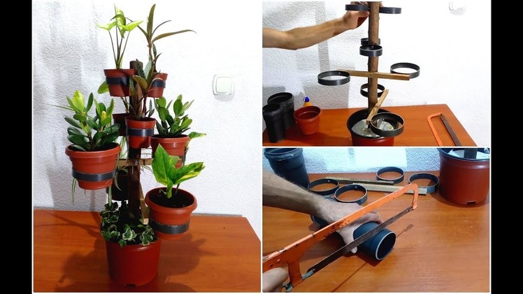 How to Make Beautiful Tree Pot Tower