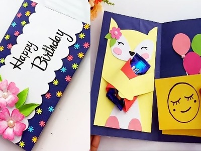 How to make Birthday Gift Card. DIY Greeting Cards for Birthday.