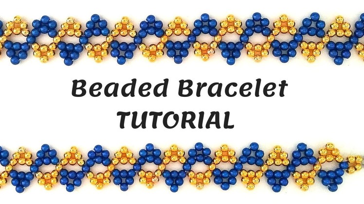 How to make  bracelet. beaded bracelet. Beading for beginners