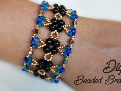 How to make bracelets | Easy DIY bracelet | Black pearl