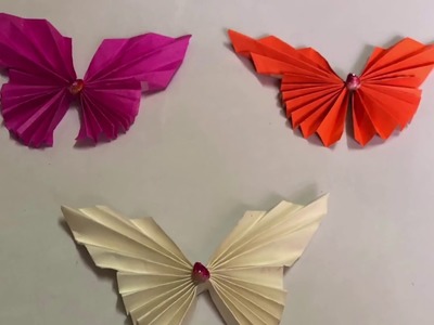 How to make paper butterflies | easy and simple kids butterfly craft idea | Reet DIY ideas