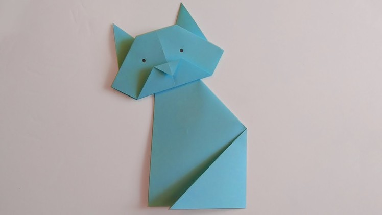 How to make PAPER CAT - origami DIY