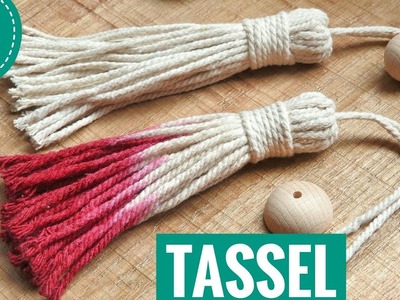 How to Make Tassel DIY - Macrame Boho Craft