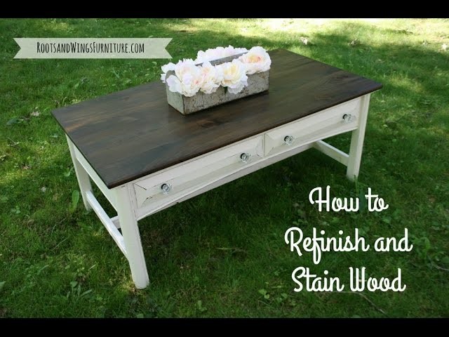 How to Refinish and Stain Wood