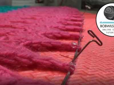 How to use blocking wires with crochet