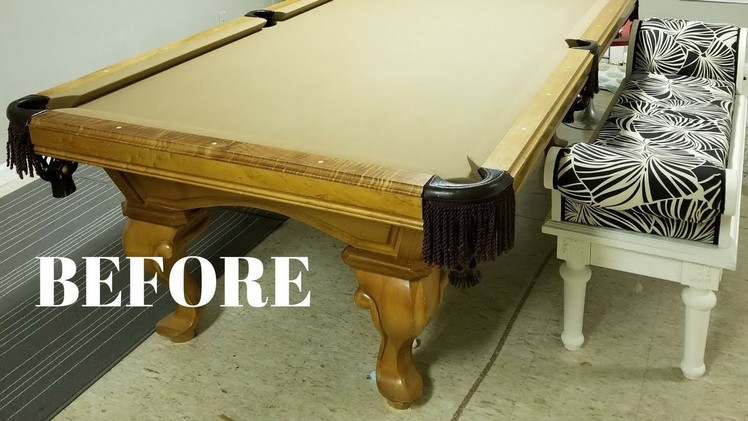 I Repurposed a Pool Table Into a DIY Craft Table! - Furniture Makeovers - Thrift Diving