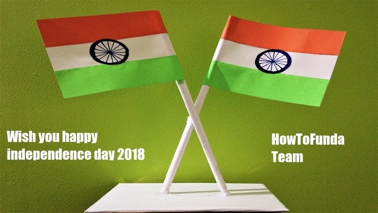 Independence day craft 2018 | indian national flag craft ideas | Tricolor flag ideas | flag of india
