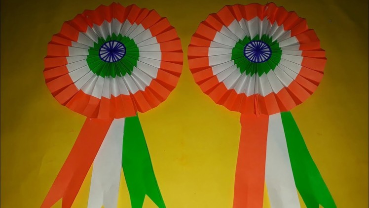 Independence day decorations.Independence day craft.Republic day crafts.Independence day badge.Badge
