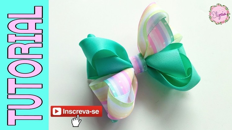 Laços De Amelia Fita N9 ???? Ribbon Bow Tutorial ???? DIY by Elysia Handmade