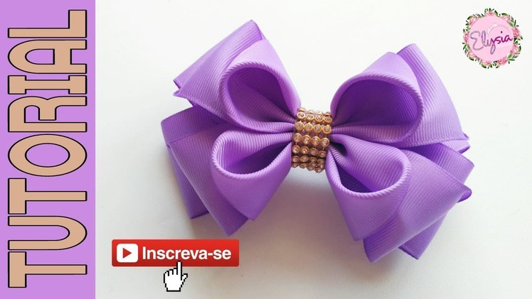 Laços De Borboleta ???? Ribbon Bow Tutorial ???? DIY by Elysia Handmade