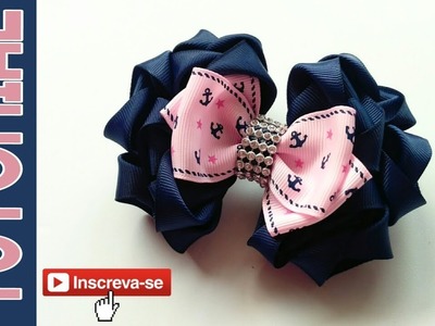 Laços De Paula Fita N9 ???? Ribbon Bow Tutorial ???? DIY by Elysia Handmade
