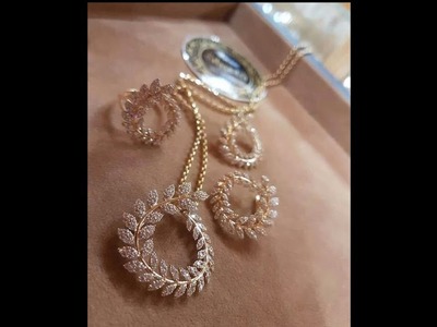 Light weight gold Combo sets |chain pendants sets designs