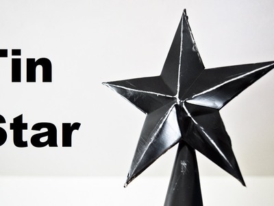 Making a Christmas Star | Using Scrap Tin to Make a Metal Five Pointed Texas Star