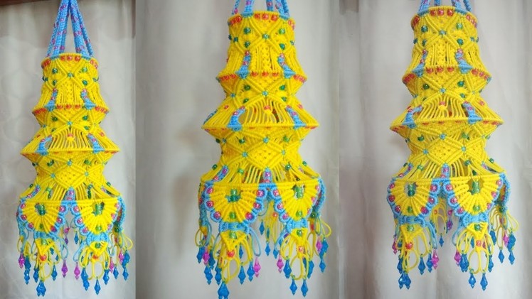 NEW DESIGN OF MACRAME BIG JHUMAR