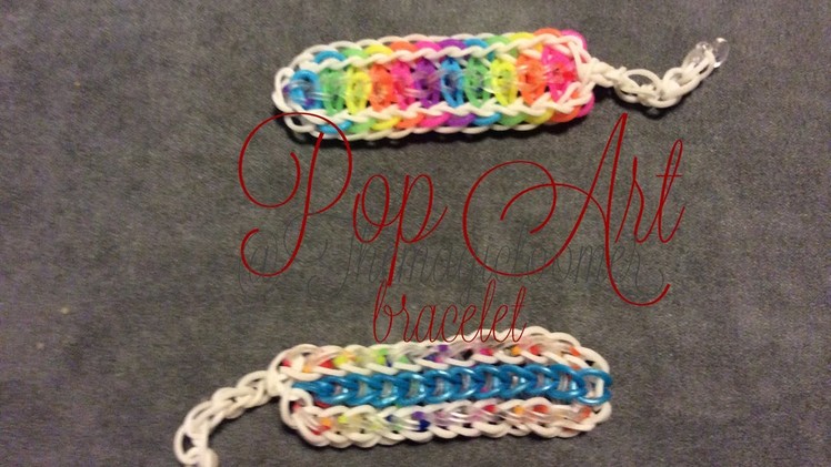 New Pop Art Bracelet on the Rainbow Loom