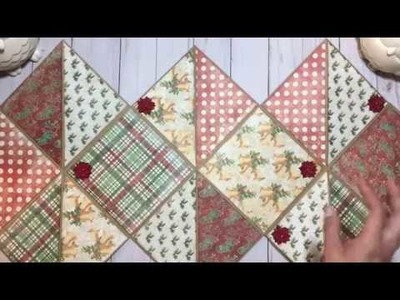 Old World Christmas Mini Fold Away Album | Christmas in July Country Craft Creation Crop Challenge