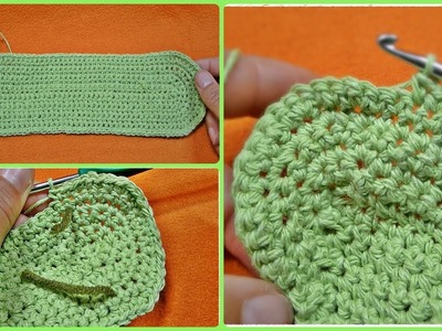 Part 1 of the BAG, Purse - How to crochet oval bag bottom. bag base - Step by step