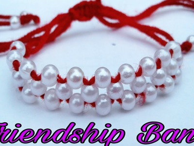 Pearl Bracelet. Friendship Band.How to make Bracelet.Friendship Bracelet Making.Bracelets