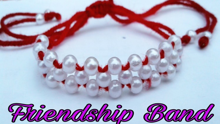 Pearl Bracelet. Friendship Band.How to make Bracelet.Friendship Bracelet Making.Bracelets