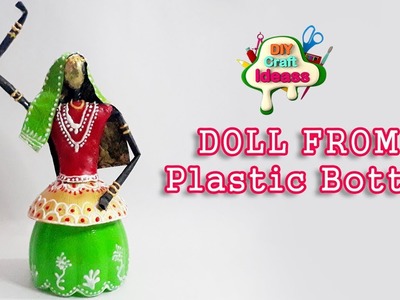Plastic craft idea | best out of waste | Tribal doll with waste plastic | arush diy craft ideas