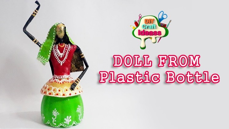 Plastic craft idea | best out of waste | Tribal doll with waste plastic | arush diy craft ideas