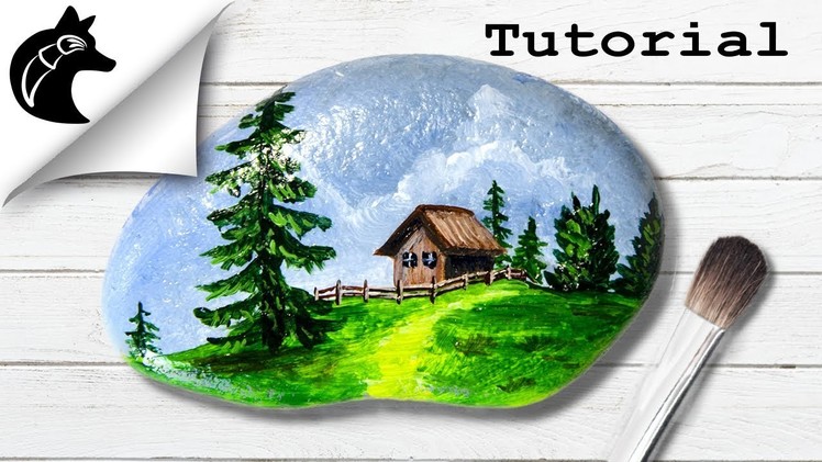 Rock Painting Tutorial For Beginners Landscape