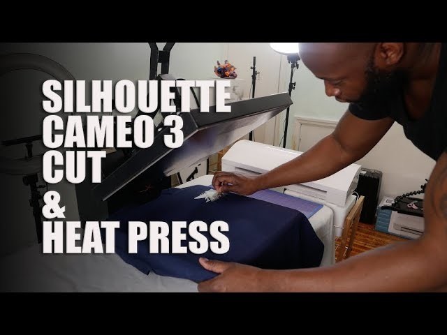 SILHOUETTE CAMEO 3 HEAT VINYL TRANFER (My first cut with the cameo 3)