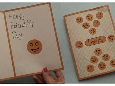 Simple Friendship Day Card | Easy Paper Craft Ideas for All