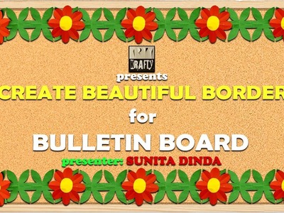 Simple steps to create BORDERS for Bulletin boards in school