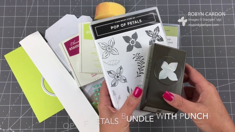 Stampin' Up!  Pop of Petals Notecard Pizza Box - EPISODE SIX HUNDRED FIFTY FIVE!