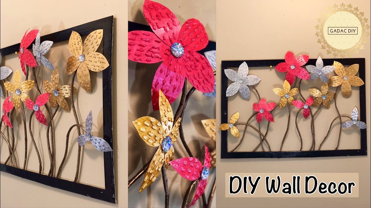 Unique wall hanging| wall hanging craft ideas| gadac diy| paper crafts